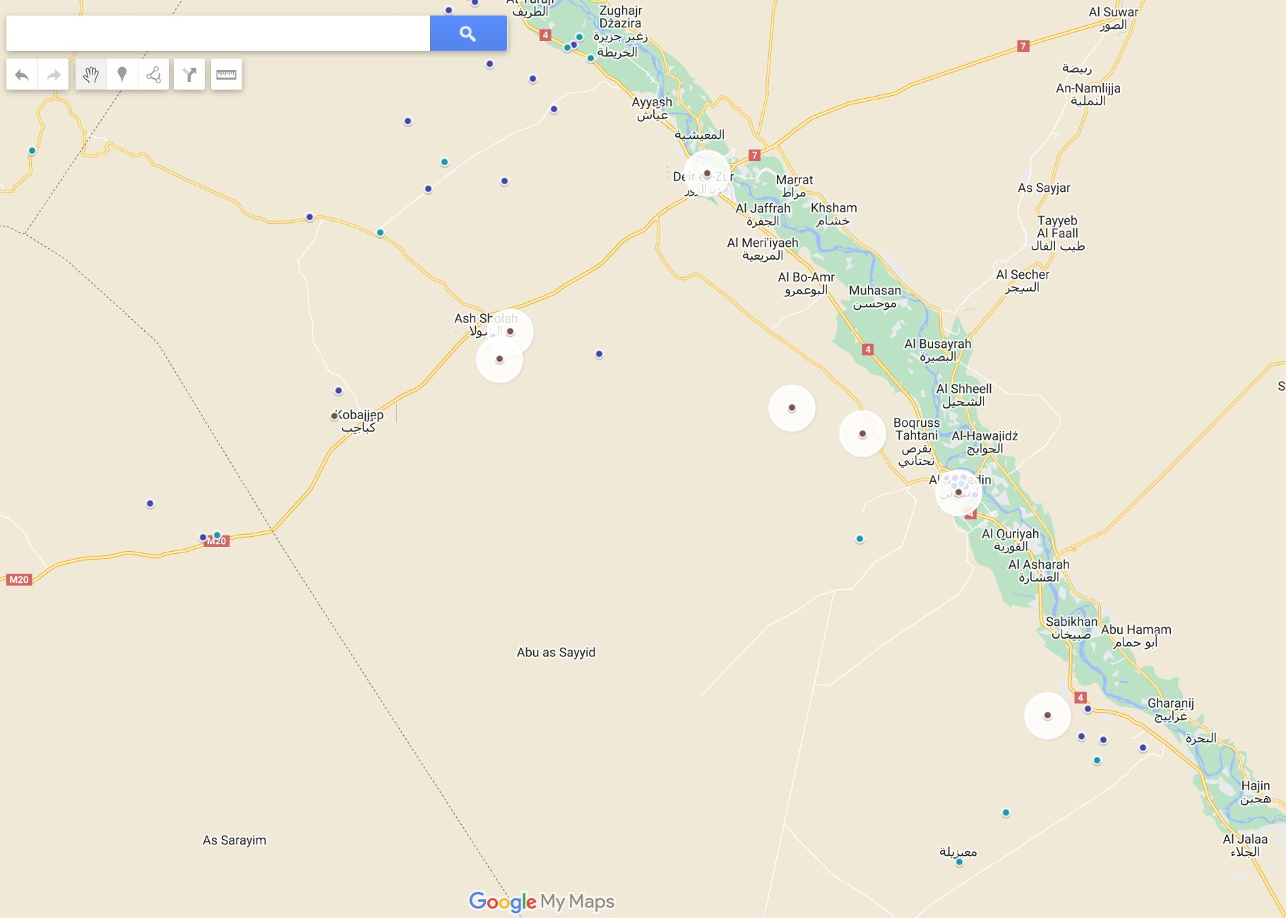 isis redux aug 2024 map of attacks deir ez zor