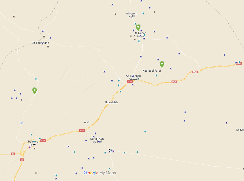 map of isis attacks in homs