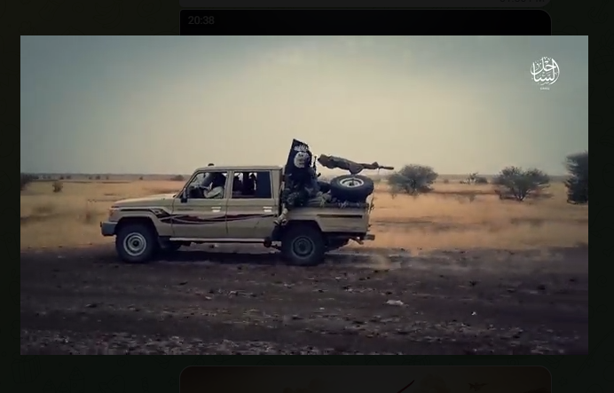 ISIS propaganda video on Telegram