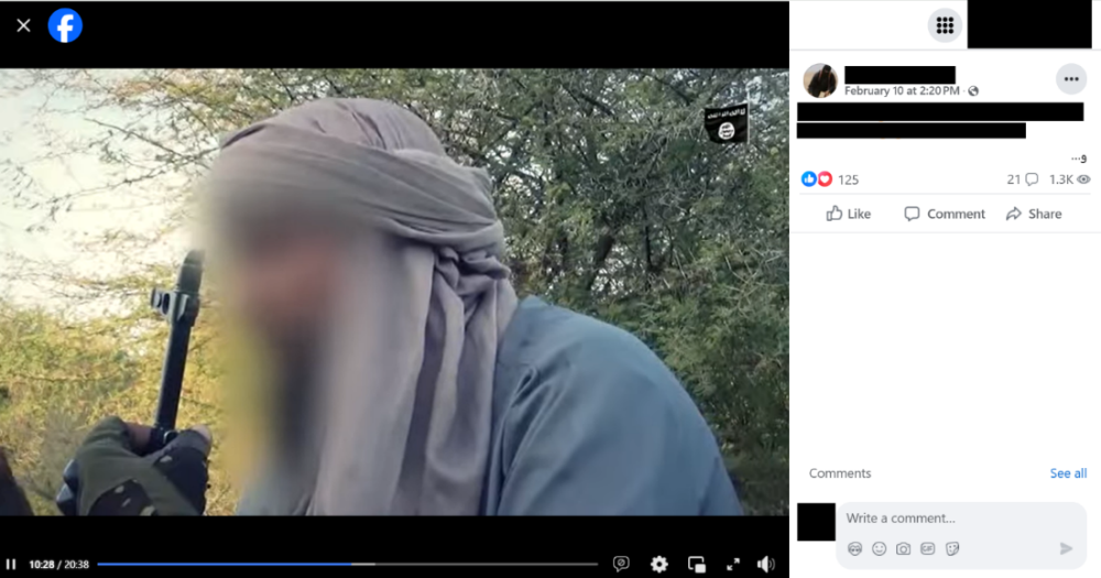 ISIS propaganda video “Sons of the Fierce Battles 2,” on Facebook