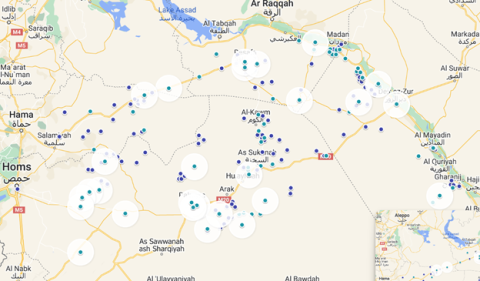 map of ISIS attacks in june 2024 highlighted